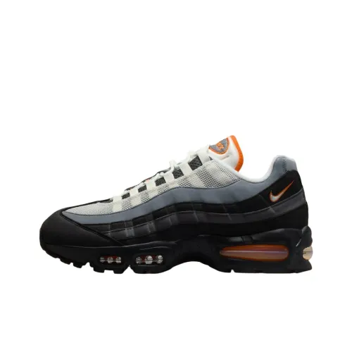 Nike Air Max 95 Дышащие Беговые Кроссовки Унисекс Черные