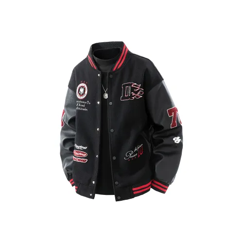 KNOCKSPARK Весна-осень Зимний Бейсбольная куртка Пальто Унисекс