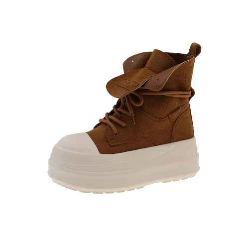 Happy Fish визуально увеличивает рост устойчивые к истиранию противоскользящие высокие топ кеды женские