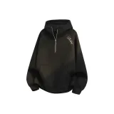 Тяжелый полиэстер-хлопок, черный