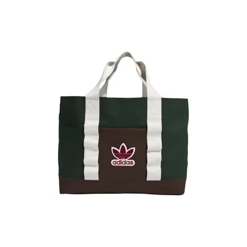 Adidas Originals Хлопок Тоут Сумка Сумка для покупок Сумка Унисекс Зеленый Night Темно-кофейный