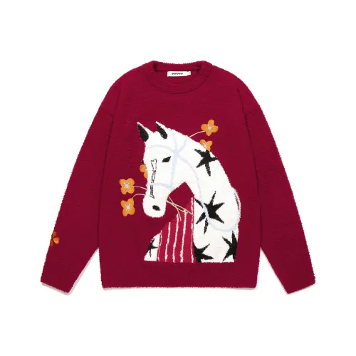 Guuka Red Unisex Свитеры