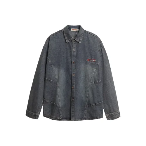 Wooden Rabbit Стильный Промытый Куртка Мужской