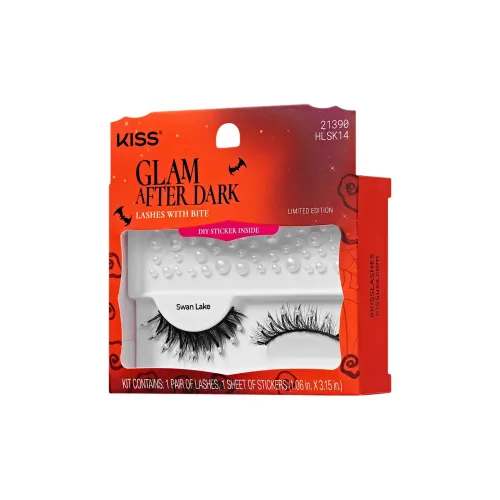 KISS NEW YORK Хэллоуин Ограниченный SWAN LAKE Накладные ресницы Увеличивающие длину 1 пара