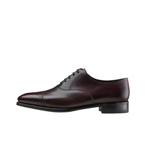 JOHN LOBB Philip Ii Туфли Мужские Темно-красные
