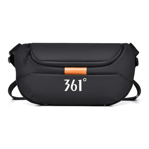 361° Мужская бананка из ПВХ черного цвета