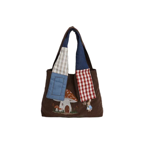 Bueno Oxford Сумка через плечо Женская Кофейный Экрю Деним Синий