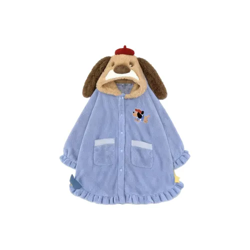 O'MESIK Синий Женские Банные халаты