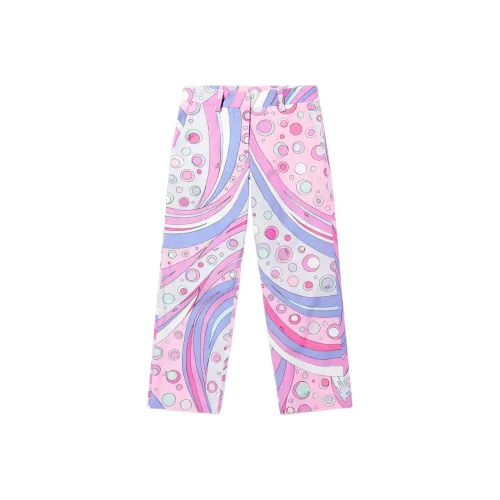 EMILIO PUCCI Розовые Детские Брюки