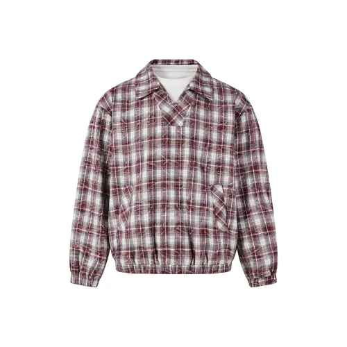 PASET Красная клетка Унисекс Рубашки