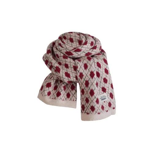 VINEY Смесовая шерсть Вязаные шарфы Женские