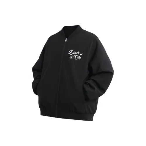BLACK CITY Бейсбольная куртка Унисекс