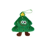 3 Зеленых Плюшевых Рождества Деревьев-Украшение