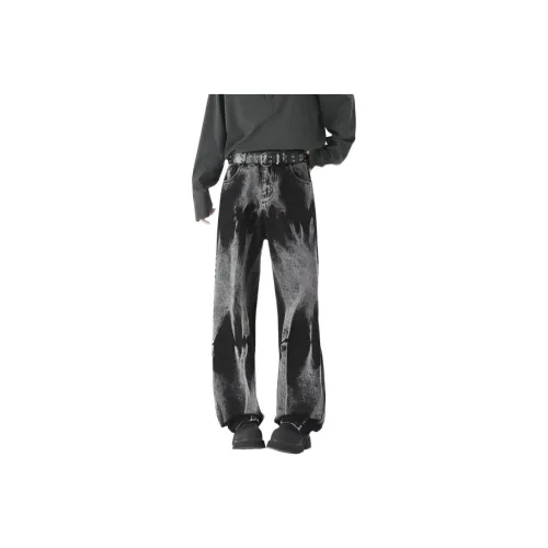 LH HOMME Черный Унисекс Джинсы