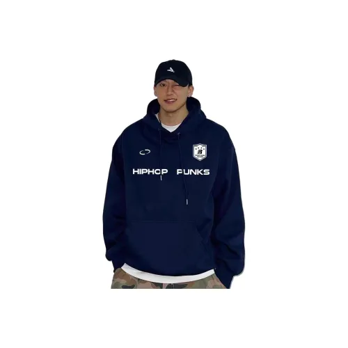 HIPHOPPUNKS Темно-синий синий мужской свитшот