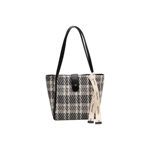 Tezimyt Холст Сумка Стандартная Белая Черная