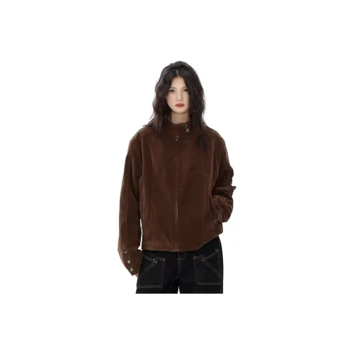 CASTLE WOODS Коричневый Женский Куртки