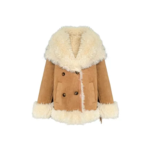 LOVE ASGONY Бархат Feel Пальто Женское