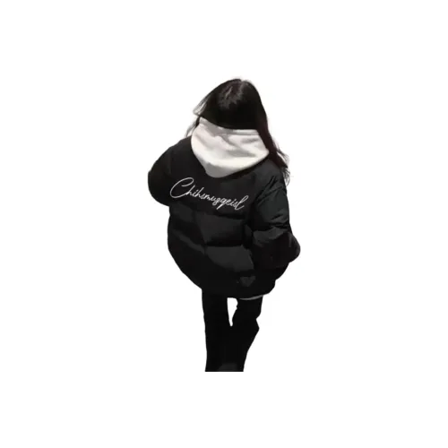 STYUW Черный Утолщенный Термический [Бренд Quality] Женские Пуховики