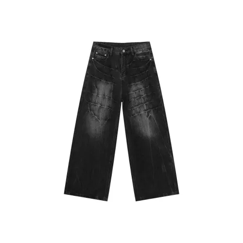 TREND ST Черный Серый Цвет Унисекс Джинсы