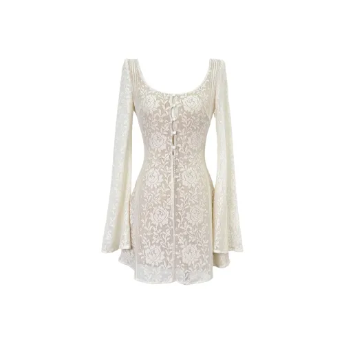 MA JOURNEE Длинное платье с длинными рукавами женское