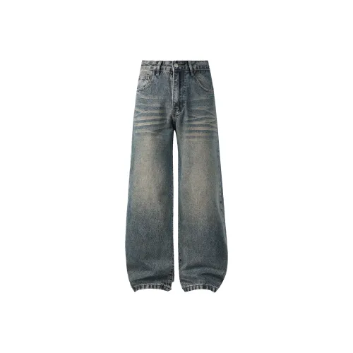 98SQUID Blue Unisex Jeans