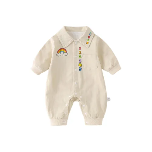 XiaoJinBu Бежевый Детский Комбинезоны Ползунки