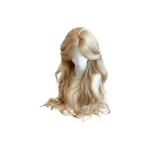 YOSEE [Хайлайтер Барби] Белый золотой Перука для женских Высокотемпературных Пряжей