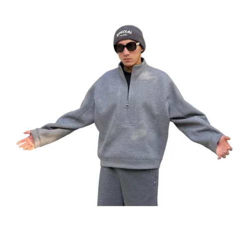 SOUL WORKER Серый Унисекс Свитшоты