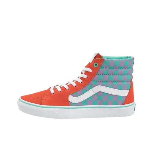 Vans Sk8 Hi Высокие Кроссовки для Скейтбординга Мужские Красные