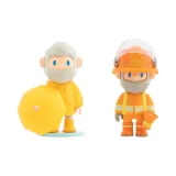 Модель - Желтый - Дождевик Мальчик + Апельсин - Пожарный (разборка и сборка)