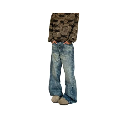 PANDA ADEVIL Синий Мужские Джинсы