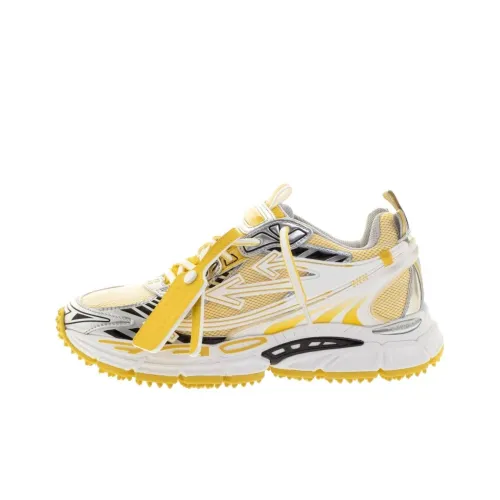 OFF Белый Be Правая сторона Спина Низкий Топ Повседневная обувь Женские Желтый