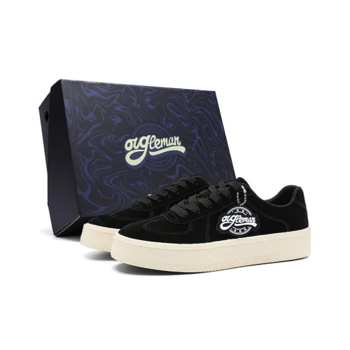 OUGLEMEN Обувь Износостойкая и Противоскользящая Низкие Кроссовки для Скейтбординга Мужские