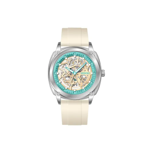 Miniso Darth Vader Collection Кварцевый механизм Резиновый ремешок Часы Унисекс Многоцветный Циферблат