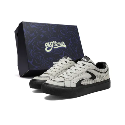 OUGLEMEN Обувь Износостойкая и Противоскользящая Низкие Кроссовки для Скейтбординга Мужские