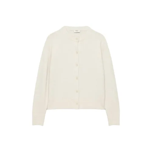 ARITZIA FW25 Essential Кашемир Relaxed Носки Crew Кардиган Кашемир Свитер Женские