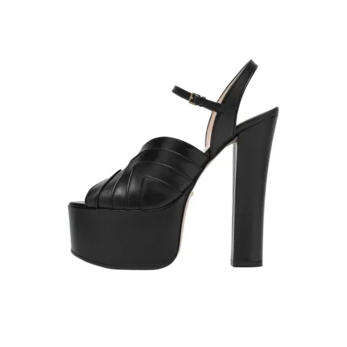 GUCCI One Ремешок Сандалии Женские Черные