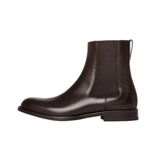 SCAROSSO Elliot Короткий Челси 2,5 см Мужской Темно-коричневый