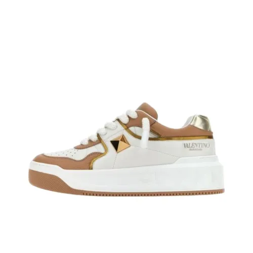 Valentino ONE STUD XL Low Топ Спортивная Повседневная Обувь Женская Белая