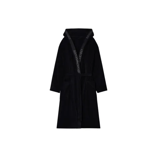 EMPORIO ARMANI Мужские черные халаты для ванной
