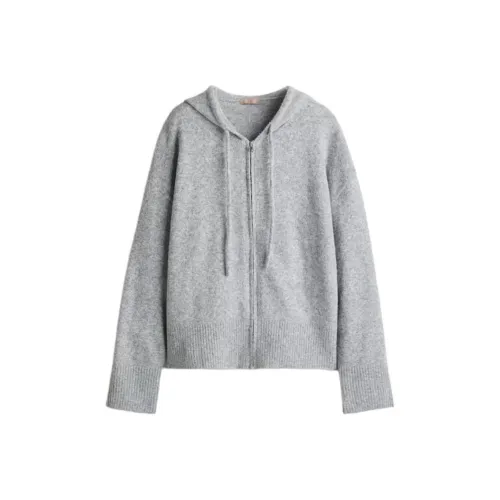 H M Серый Смешанный Цвет Женский Куртки