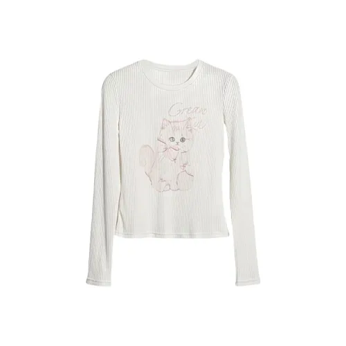 Zonibom Белый Женские T-рубашки