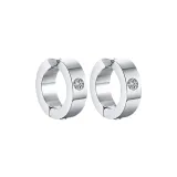 Один циркон, стальной стиль позиционирования, нижняя заколка-на стиль позиционирования