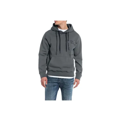 REPLAY Серый Мужской Свитшот