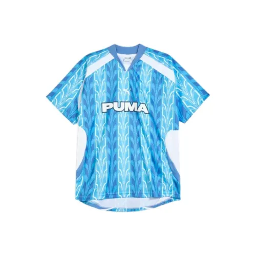 PUMA Синий Унисекс Футбольные Джерси