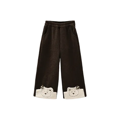 Mami Macca Коричневый Kids Брюки