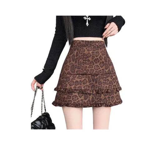 YICHEN Кожаные короткие юбки для женщин