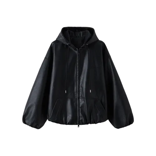 Bug Small Green Кожа Куртка Унисекс