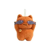 Брелок в виде рыбки Бетта, котенка, украшение - оранжевый